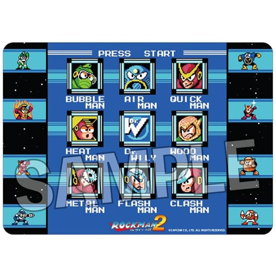 ロックマン　VR プレイ特典　シール ファミリーカセットケース新作ロックマン2販売決定のご案内